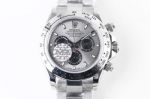 MR Factory Swiss Replica Rolex Daytona Ceramic Bezel Watch Grey Dial Stainless Steel Band
